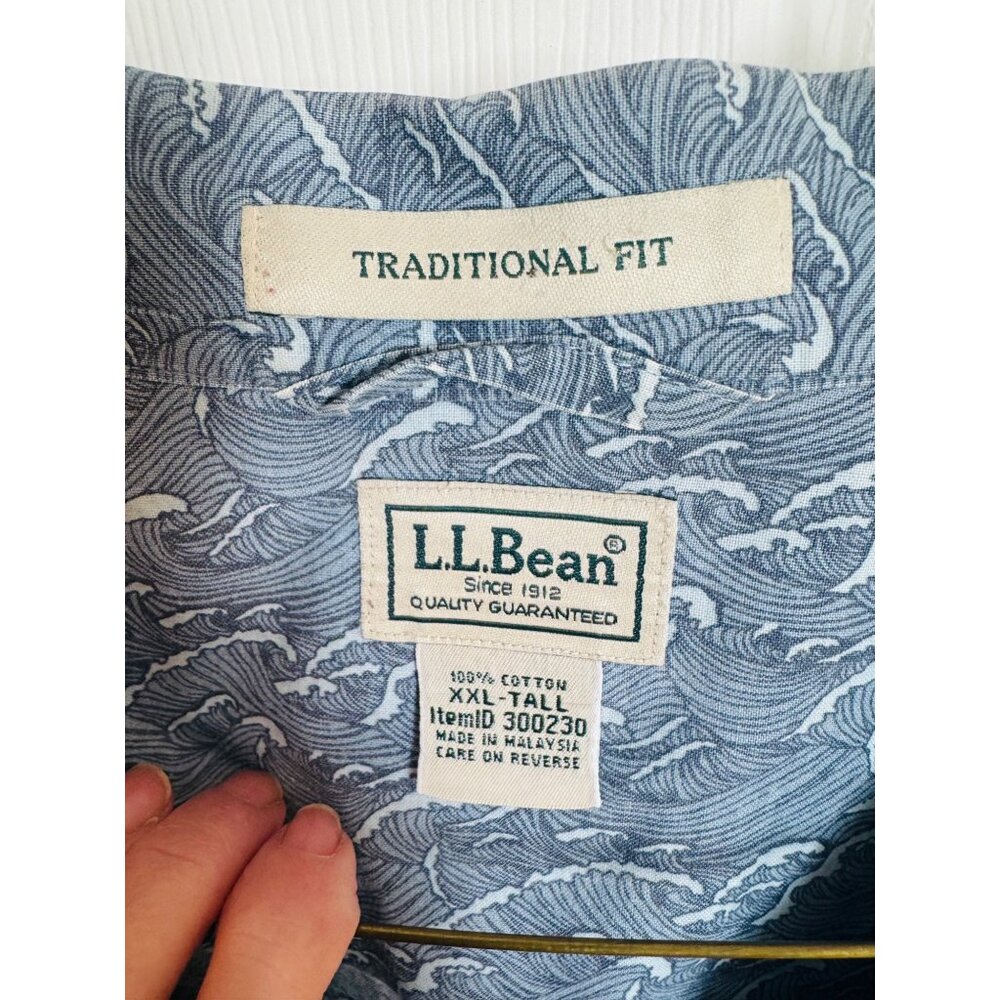 L.L. Bean Lot of 4 Traditional Fit Short Sleeve Cotton Button Up Shirt XXLTall - Picture 9 of 15